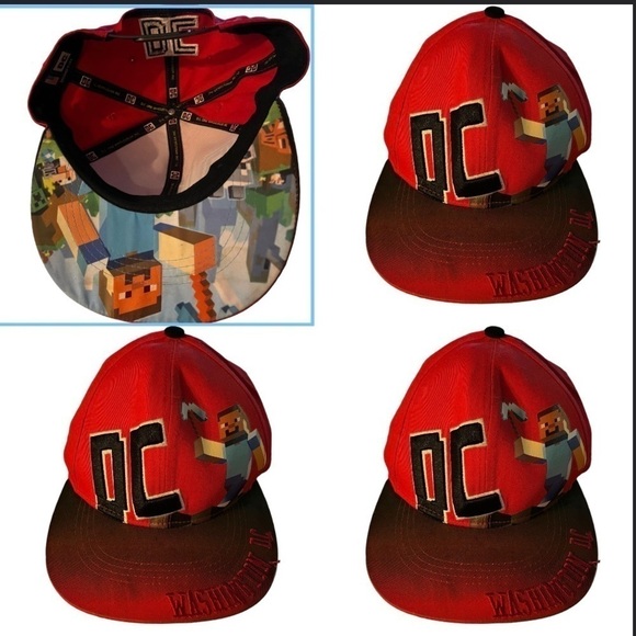 MINECRAFT Washington DC Baseball Hat CITY HUNTER - Picture 1 of 8